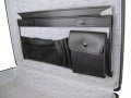 Black Aluminum Briefcase Raised Rib Surface
