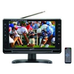 9\" Portable LCD TV with Built In Battery