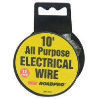 12-Gauge 10' All Purpose Electrical Wire - Yellow Spool