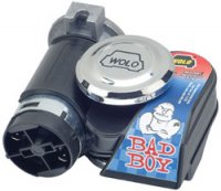 Model 419 Bad Boy 1-Piece Dual Tone Air Horn - 118 Decibels-530/680Hz