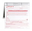 2-In-1 Driver's Daily Log Book with Simplified DVIR - Duplicate Carbon