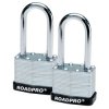 40mm Laminated Steel Padlock with Bumper Guard - 2" Shackle