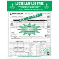 Duplicate 5-In-1 Large Loose-Leaf Driver's Log, Carbonless