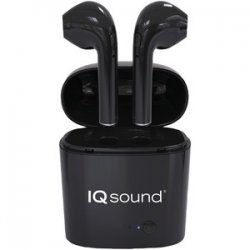 Iq Sound True Wireless Earbuds Black