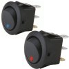 Round Rocker Switch with LED Indicator - Pack of 5 Switches
