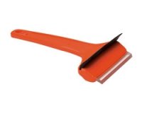 8-1/2" Acrylic Ice Scraper with Rubber Edge Scraper