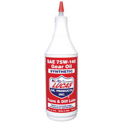 1 Quart Synthetic SAE 75W-140 Trans & Diff Lube