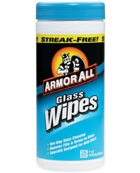 Armorall Glass Cleaning Canister Wipes - 25-Pack