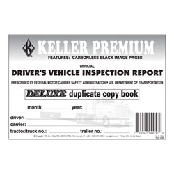 Duplicate Carbonless Driver\'s Vehicle Inspection Report Book