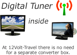 12volt lcd tv with digital tuner