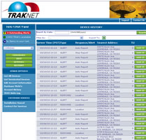 Vehicle Tracking User Interface History