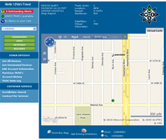 Vehicle Tracking User Interface Map Vehicle from History