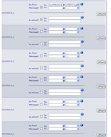 Vehicle Tracking User Interface Vehicle Tracking Device Settings
