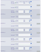 Vehicle Tracking User Interface Vehicle Tracking Device Settings