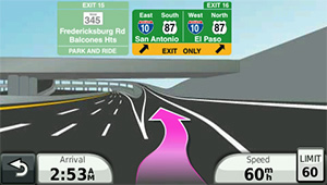 Truckers gps navigation