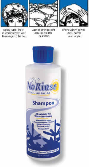No-Rinse Shampoo Instructions
