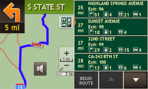 RVND 7720 RV GPS Exits Quick View