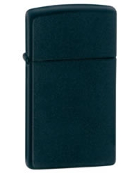 Black Matte Finish Lighter without Logo - Slim, Pure Series