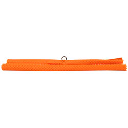 18x18 Red Log Hauler\'s Flag With Sewn-in Metal Hanger Orange