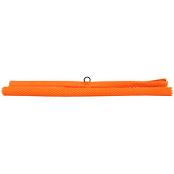 18x18 Red Log Hauler\'s Flag With Sewn-in Metal Hanger Orange