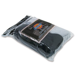 Extra Cushion Crew Socks Black/Gray 6-pairs
