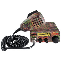 40 Channel Compact CB Radio With Illuminated LCD Display Realtree Camo Case