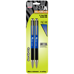 301A Series Ball Point Pen Black Ink 2-Pack