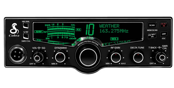 (image for) 29LX CB Radio with NOAA & 4-Color LCD w/Optional Chrome Housing