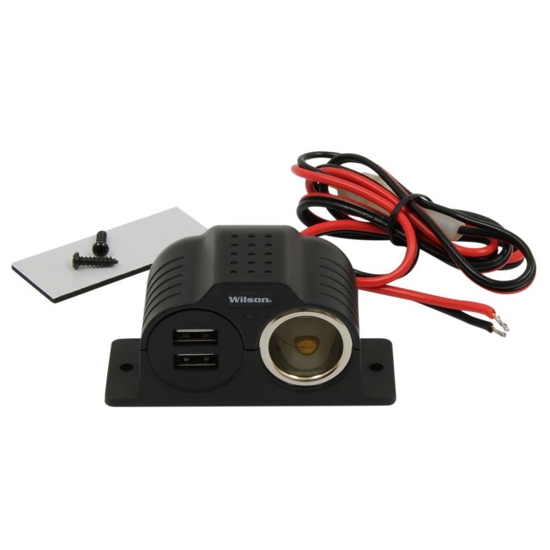 (image for) 12-Volt Power Accessory Outlet with Dual USB Ports 3.4-amp