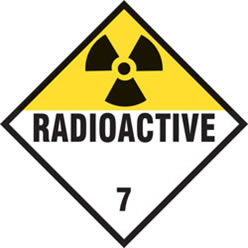 Radioactive Class 7 Placard