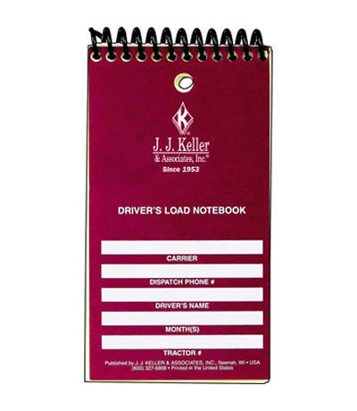 (image for) Driver's Load Notebook