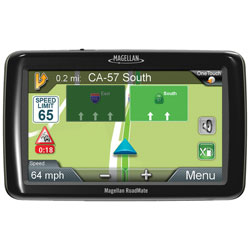 RoadMate 5\" Wide Screen GPS w/ Lifetime Map and Traffic & Storage Case