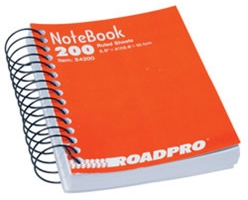 5.5\" x 4\" Spiral Notebook - 200 Pages