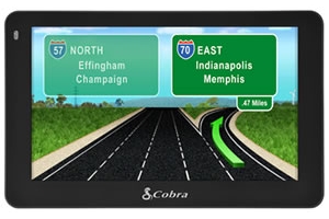Cobra Portable GPS Navigation for Professional Truck Drivers
