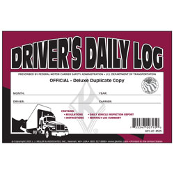 Deluxe Driver\'s Daily Log Book