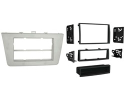 2009 Mazda 6 2-DIN with Removable Pocket Turbo Install Kit - Silver