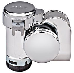 Bad Boy Chrome 1-Piece Dual Tone Air Horn with 118dB (530/680Hz)