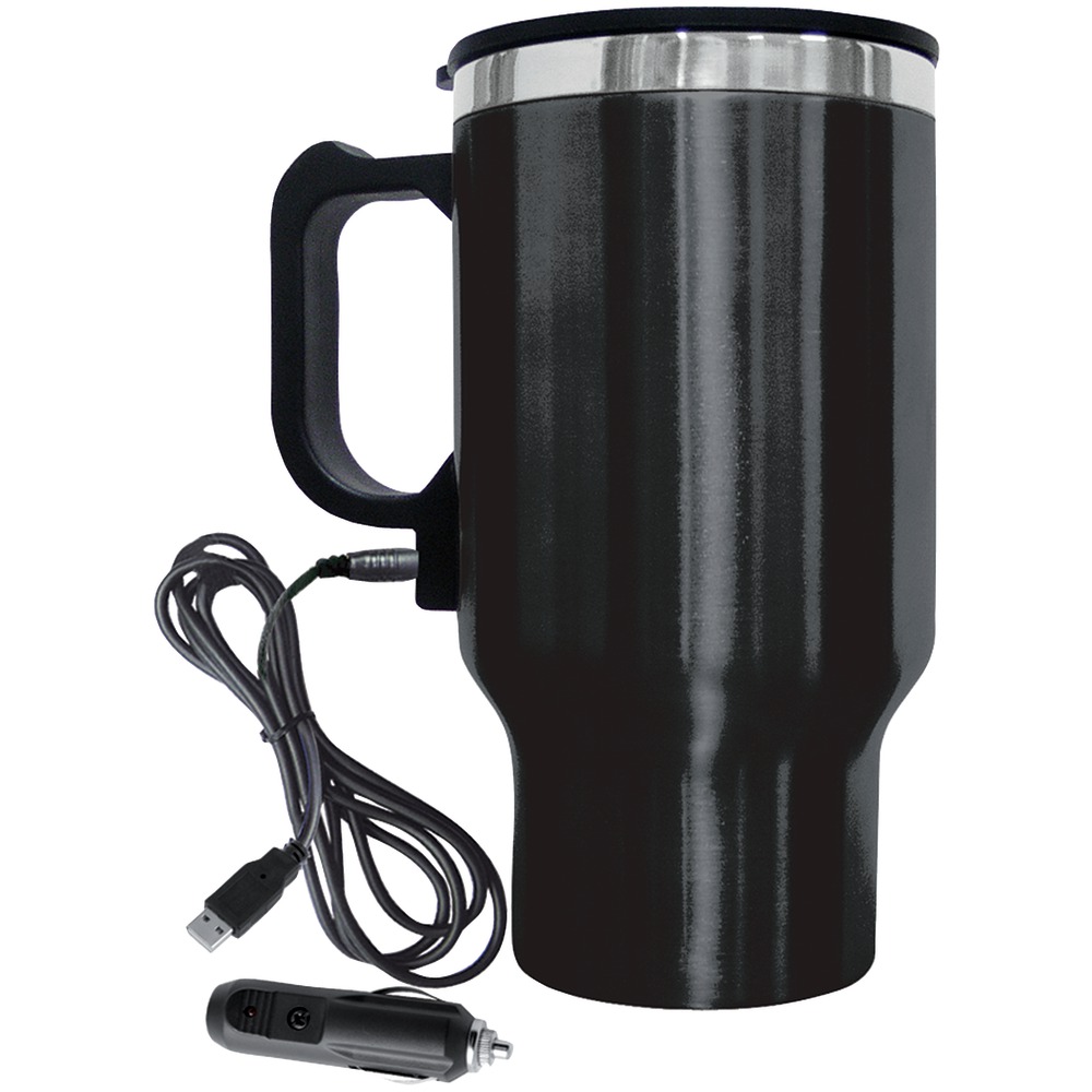(image for) Heated Travel Mug with USB 12Volt Adapter