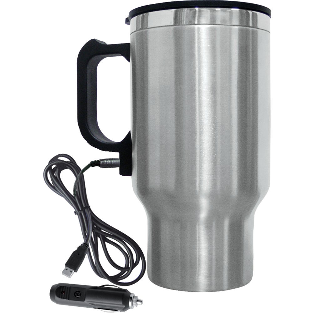 (image for) Heated Travel Mug with USB 12Volt Adapter