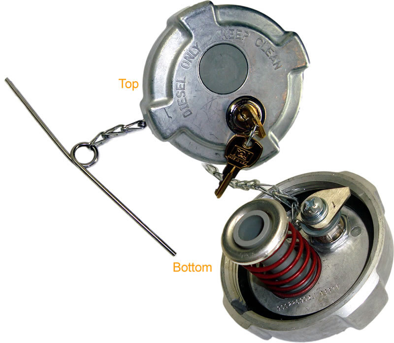 (image for) One Locking Diesel Fuel Cap - Volvo/Mack/International