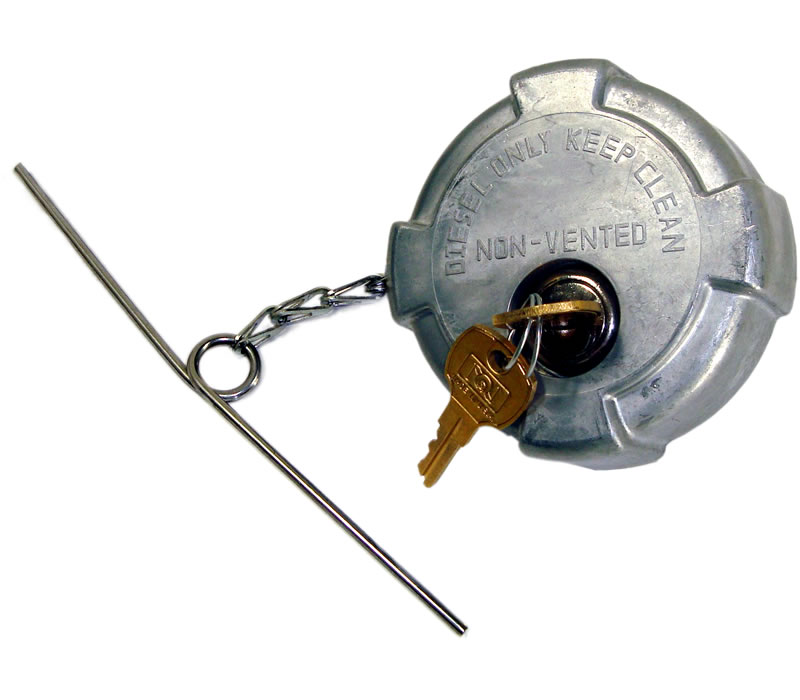 (image for) One Locking Diesel Fuel Cap - Volvo, Mack, International Low Sulfur Fuel Tanks