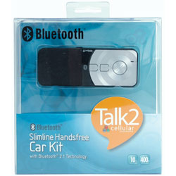 Slimline Bluetooth Handsfree Car Kit with Visor Clip