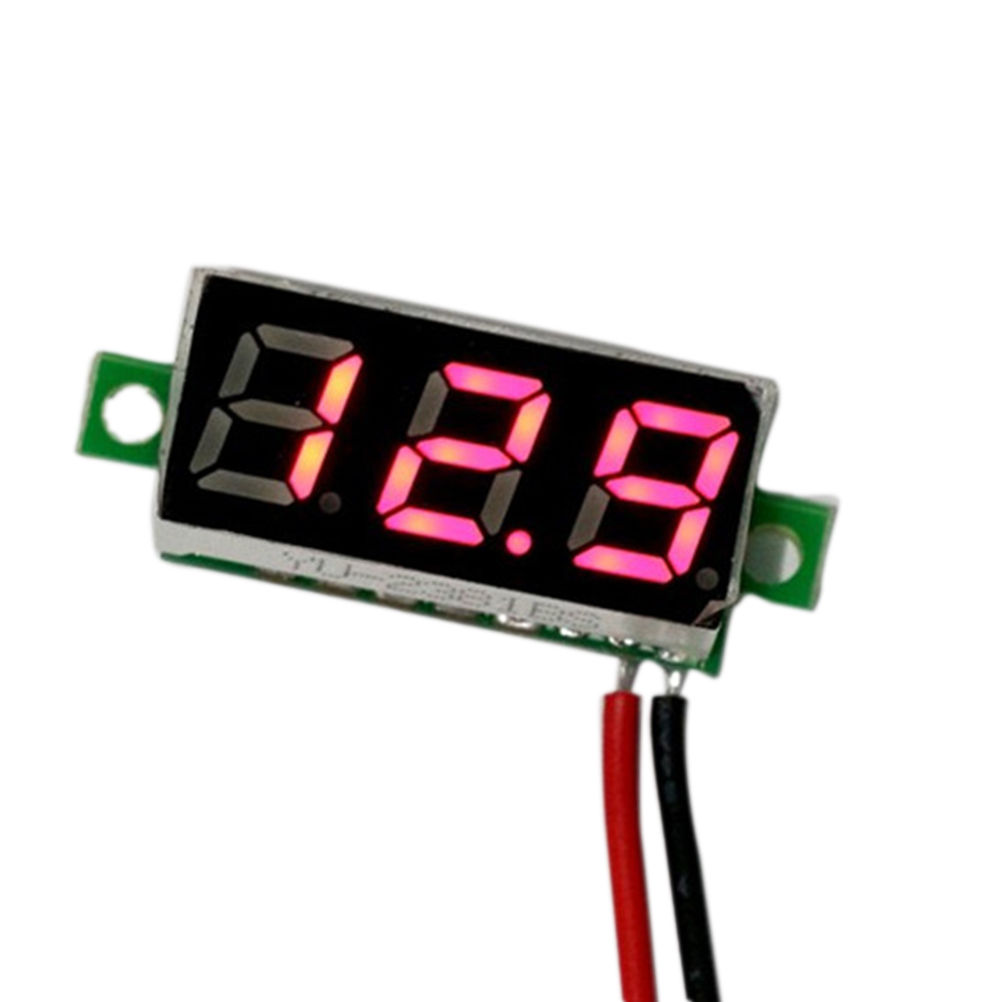 (image for) Digital LED Voltage Meter for 2.5 to 30 Volt Systems