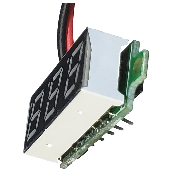 (image for) Digital LED Voltage Meter for 2.5 to 30 Volt Systems