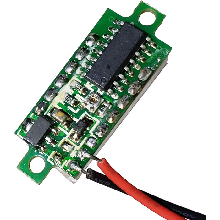 (image for) Digital LED Voltage Meter for 2.5 to 30 Volt Systems