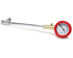 Dual Foot Tire Gauge with Easy-to-Read Dial