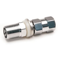 Stud with Screw-On Coaxial Termination for Antenna Mirror Mounts