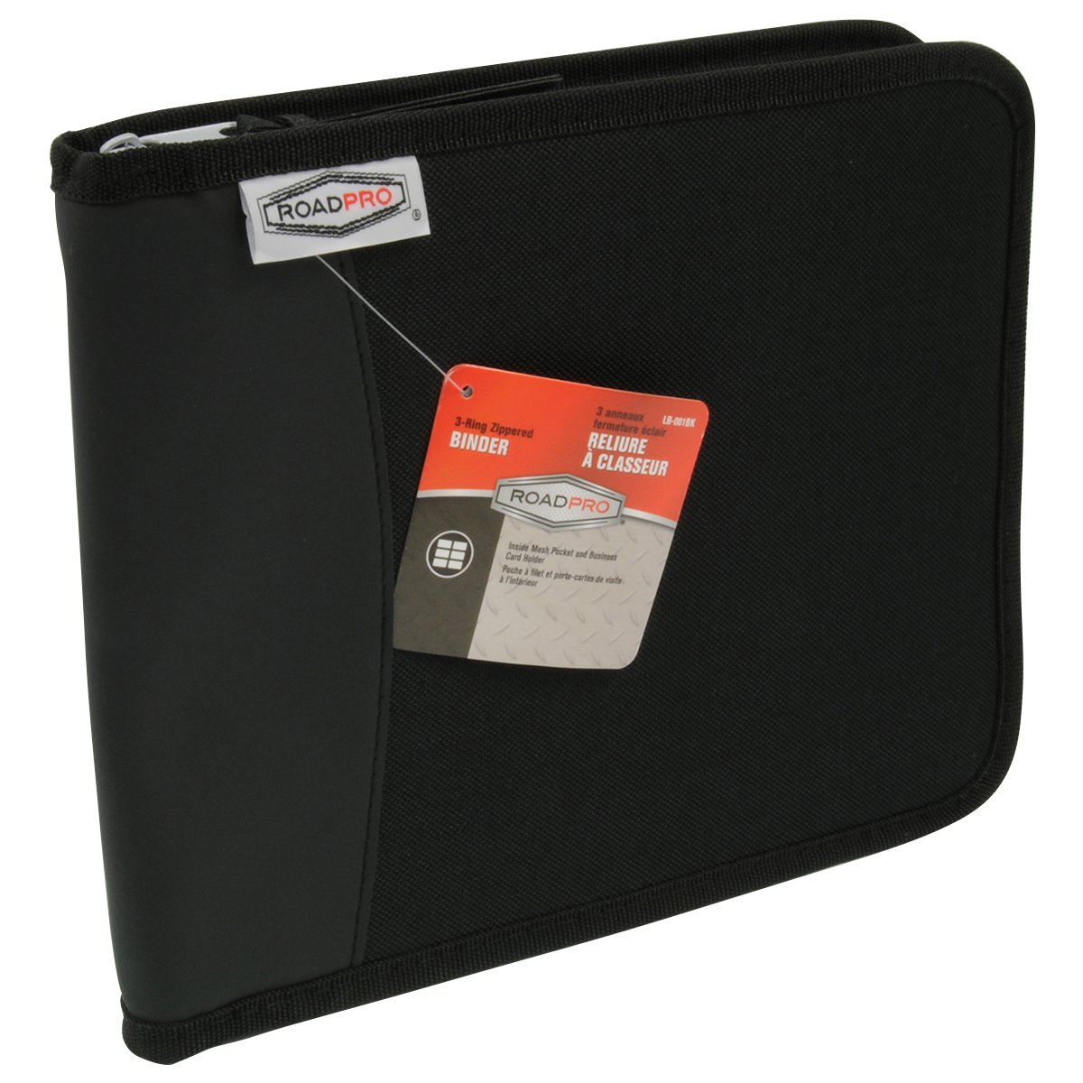 (image for) 3-Ring Binder for Loose-Leaf Log Sheets - Zippered, 10.5" x 8.5"