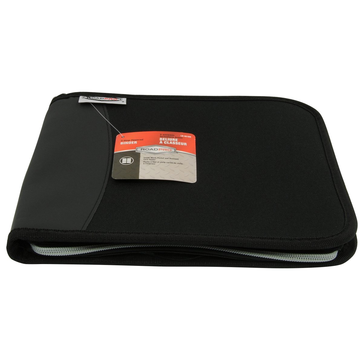 (image for) 3-Ring Binder for Loose-Leaf Log Sheets - Zippered, 10.5" x 8.5"