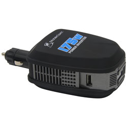 175 Watt DC To AC Power Inverter With USB Port & AC Outlet